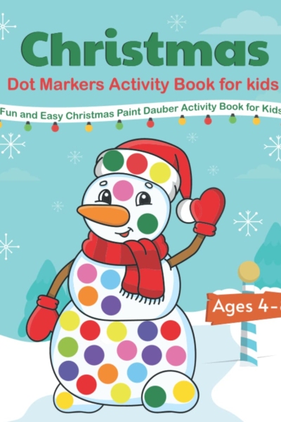 Christmas dot marker activity book