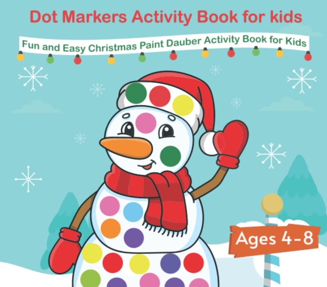 Christmas dot marker activity book