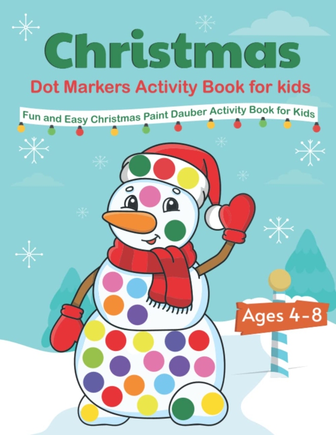 Christmas dot marker activity book