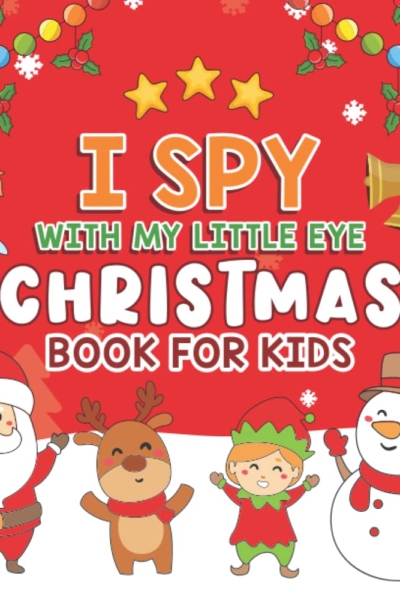 I spy christmas book for kids