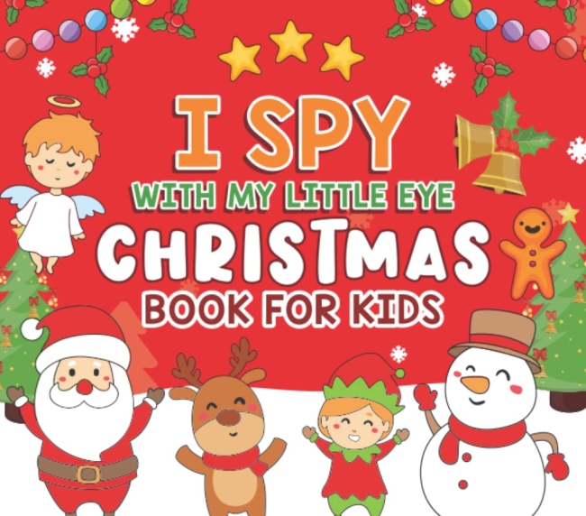 I spy christmas book for kids