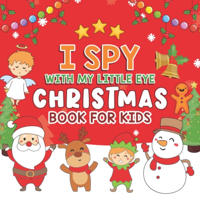 I spy christmas book for kids